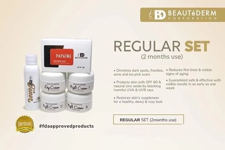 Beautederm Regular Set (2 months use) w/ freebie - Image 1 of 1