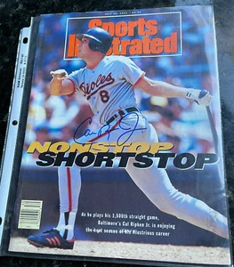 Cal Ripken Signed Sports Illustrated 7-29-1991 - Picture 1 of 4