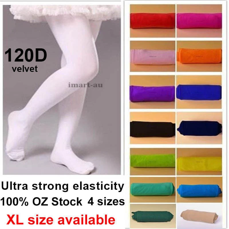 GIRLS KIDS TIGHTS PANTYHOSE HOSIERY STOCKINGS OPAQUE BALLET TIGHTS DANCE DANCING - image 1 of 1