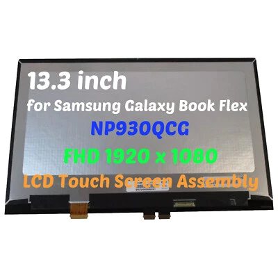 13.3" for Samsung Galaxy Book Flex NP930QCG FHD LCD Touch Screen Assembly 30Pin - Image 1 of 2