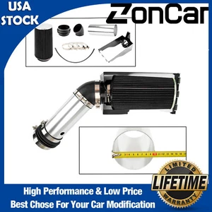 Cold Air Intake Kit For Ford F250 F350 7.3L Powerstroke Diesel 1999-2003 Black - Picture 1 of 12