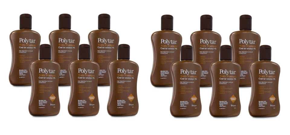 Polytar Shampoo 150ml  x 12 - Coal Tar Scalp Cleanser - Image 1 of 1