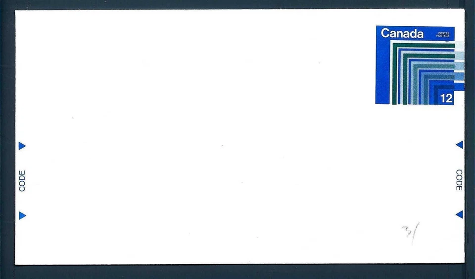 CANADA - 19__ - BUSTA - 12 c multicolore - Arte contemporanea - Immagine 1 di 1