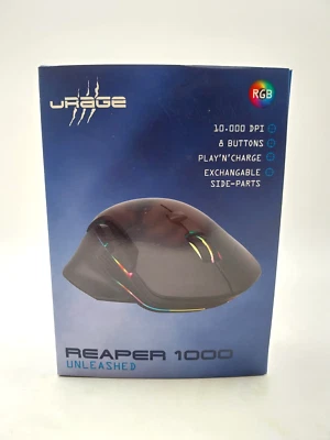 uRage Reaper 1000 Unleashed 10.000 DPI 8 Tasten Maus Gaming Funkmaus #KT7740X-- - Bild 1 von 4