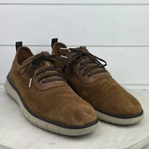 Cole Haan Zerogrand C30722 Brown Suede Oxford Shoes Mens 13 Casual Dress Sneaker - Picture 1 of 15