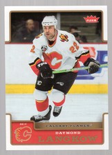 2006-07 Fleer Calgary Flames Hockey Card #31 Daymond Langkow