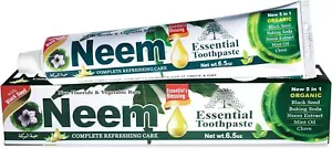 Neem Essential Toothpaste New 5 in 1 100% Fluoride Free - Picture 1 of 1