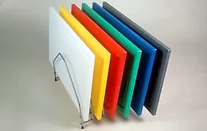 Schneideplatten Set Schneidebrett Schneidebretthalter Kunststoff Edelstahl - Bild 1 von 4