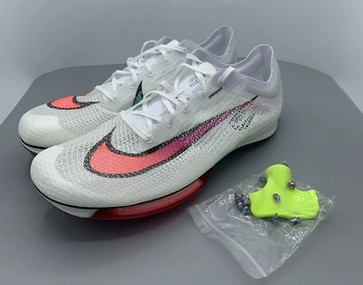 NEW Nike Air Zoom Victory White Ombre Track Men 12.5 Shoes w/ Spikes CD4385-100 - Image 1 of 4