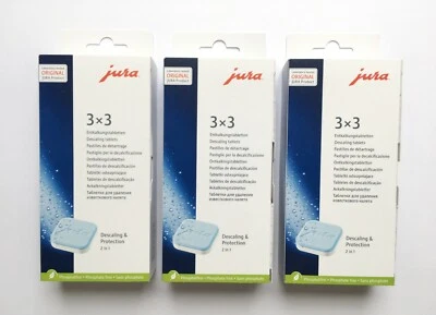3 ORIGINAL JURA Entkalkungstabletten Nr.61848 NEU 3 Packungen