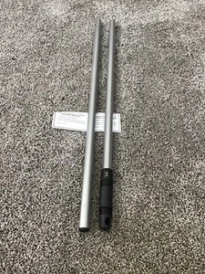 Stanley Home Products 2pc Broom Mop Handle A3230 Silver 47” Replacement Parts - Picture 1 of 4