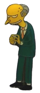 Pin de coleccionista con licencia de Fox Groening 2006 personaje de Los Simpson Pins Mr. Burns personaje - Imagen 1 de 4