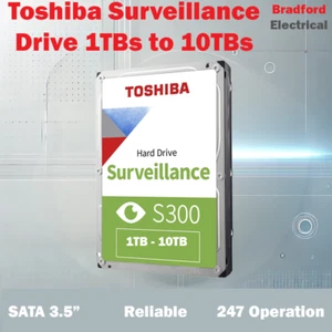 Toshiba Hard Drive S300 HDD 1TB 2TB 4TB 6TB 8TB 10TB CCTV SURVEILLANCE CAMERAS - Picture 1 of 1