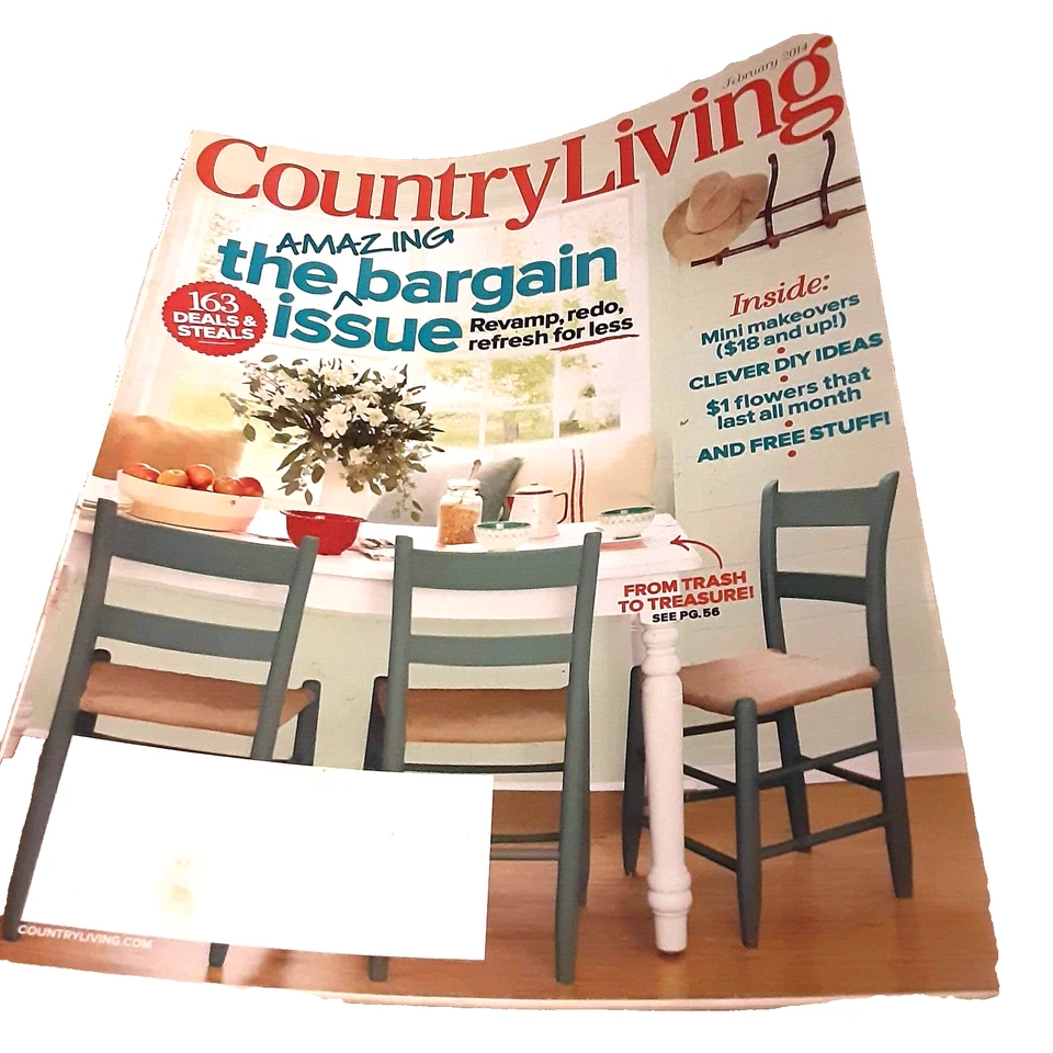 Country Living magazine February 2014 amazing bargain issue - Image 1 of 1