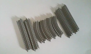 Tren de carga transcontinental Micro Machines de colección 16 piezas de vías Galoob 1989 - Imagen 1 de 5