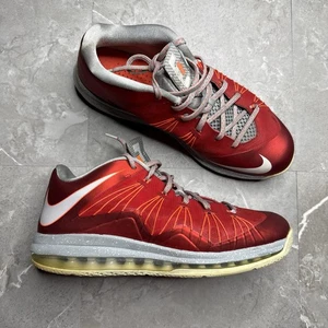 Air Max LeBron 10 Low 'University Red' 579765 600 Men’s Size 12 - Picture 1 of 9
