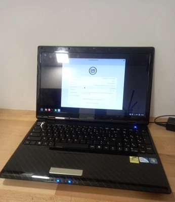 Pc Portable MSI MS-168C - Intel Pentium B950 - 4Go - 320 Go - Linux Mint - Photo 1/4