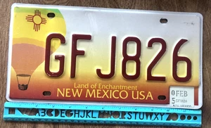 License Plate, New Mexico, 2005, Fall Hot-Air Balloon Festival, GFJ 826 - Picture 1 of 3