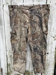 Pantalones Realtree Para Hombre 2XL Camuflados Caza De Colección Años 90 Suaves Sin Cinturón - Imagen 1 de 6