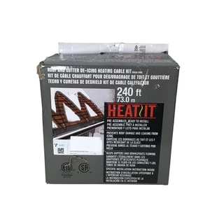 New HEATIT HIRD 240 Feet 5 Watts Per Foot Roof & Gutter Snow De-Icing Fast Ship - Picture 1 of 13
