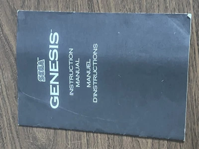 Sega Genesis System Console Instruction Manual Booklet Only 1995 - Image 1 of 2