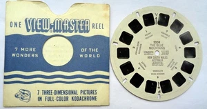 1956 VIEWMASTER DISC 5008 BLUE MOUNTAINS NEW SOUTH WALES AUSTRALIA - Foto 1 di 1