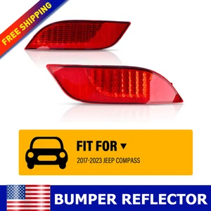 Rear Left Bumper Reflector Marker Light 55112679AA For 2017-2023 Jeep Compass 2x - Bild 1 von 19
