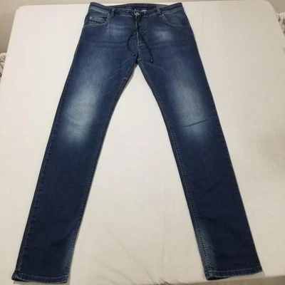 Diesel Jeans Para Hombres 32x36 KROOLEY LONG-NE PANTALONES DE CHÁNDAL ELÁSTICOS Foto 1 de 4