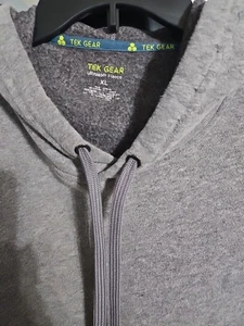 Tek Gear Ultrasoft Fleece Pullover Felpa con Cappuccio Grigio Erica Uomo Taglia XL - Foto 1 di 17