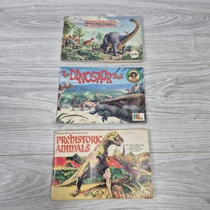Vintage Dinosaur Tea Trading Card Albums Brooke Bond/ PG Tips All Complete - Picture 1 of 7