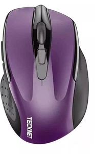 Tecknet Wireless Cordless Optical Mouse M003 Purple - Picture 1 of 2