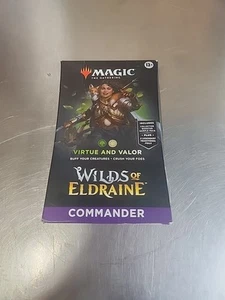MTG Virtue And Valor Wilds Of Eldraine Commander Deck TCG CCG WOTC New! - Picture 1 of 2
