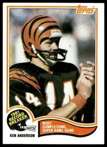 1982 Topps #1 Ken Anderson Cincinnati Bengals NM+ - Picture 1 of 2