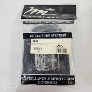 Ventilateur silencieux Middle Atlantic QFAN 4-1/2" avec protection pour applications basse tension - Photo 1/8