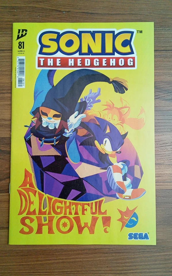 Sonic the Hedgehog #81 Cover Ri-Nathalie Fourdraine (IDW Publishing September 2025)