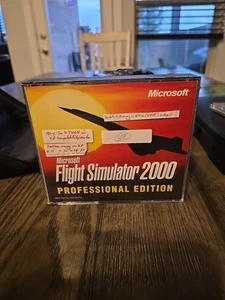 Flight Simulator 2000 Microsoft Professional Edition PC CD-ROM 1999 - Picture 1 of 4