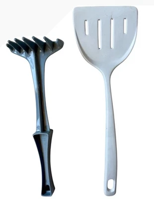 Vintage Tupperware Ekco Utensils Lot Potato Masher Slotted Turner Spatula USA - Image 1 of 4