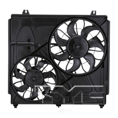 Conjunto de ventilador de radiador y condensador doble TYC 621040 para 03-06 Kia Sorento Foto 1 de 3