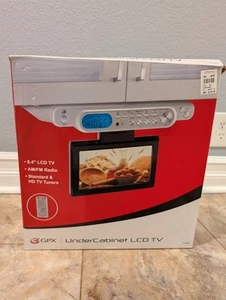 GPX Under Cabinet 8.4" LCD TV Digital Tuner TV AM/FM Stereo Remote New Open Box - Picture 1 of 14