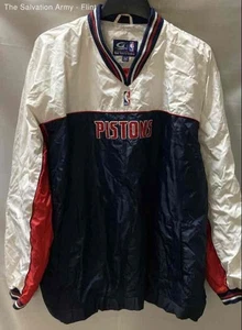 Vintage G-III Herren Mehrfarbig Detroit Pistons NBA Pullover Sweatshirt Größe 2XL - Bild 1 von 6