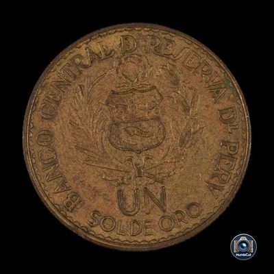 Peru - 1 Sol de Oro - 1965 - Image 1 of 4