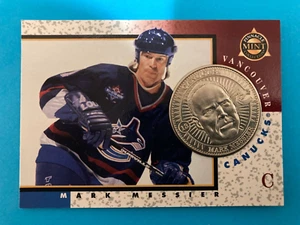 1997-98 PINNACLE MINT MARK MESSIER SILVER / NICKEL COIN & CARD #13 - Bild 1 von 2