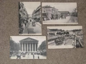 4 postales tempranas de Francia, todas sin usar - Imagen 1 de 1