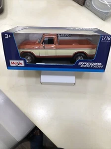 Maisto 1:18 Scale 1979 Ford F150 Pick-Up Truck Diecast Model Brand New - Picture 1 of 6