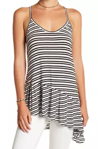 C&C California Braxdon Striped Tank Top XS NWT $72 - Picture 1 of 2