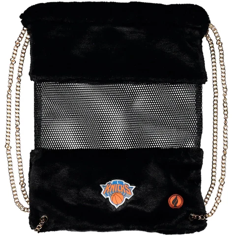 New York Knicks Mesh Gold Chain Drawstring Bag Cover