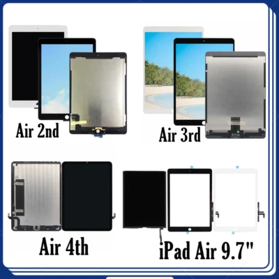 For iPad Air 2/Air 3/Air 4 5 LCD Display Touch Screen Digitizer Assembly Replace - Изображение 1 из 4