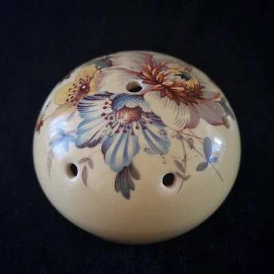 Vintage Small Ceramic Pomander / Potpourri Ball / Room Freshener "Floral" - Image 1 of 4