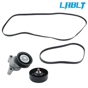 LABLT Serpentine Belt Tensioner Pulley Kit For 2009-2013 Chevy Silverado 4.8L - Picture 1 of 13