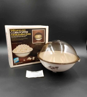 Palomitas de maíz para microondas Tara Ware vintage en caja original EE. UU. Foto 1 de 4